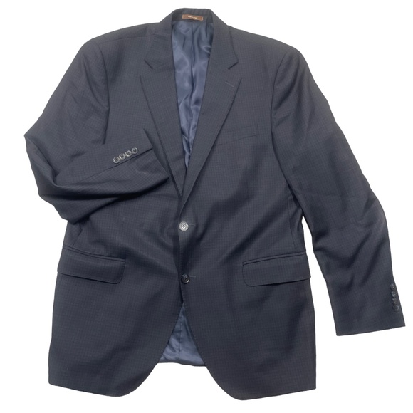 Peter Millar Pants Jacket Suit 44T Pure‎ Virgin WoolGrey Blazer Trousers